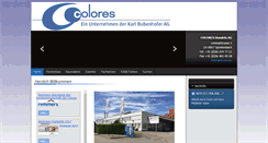 Desktop Screenshot of colores.ch